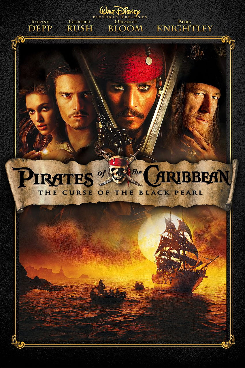 Pirates des Caraïbes : La Malédiction du Black Pearl Fond d'écran de téléphone HD