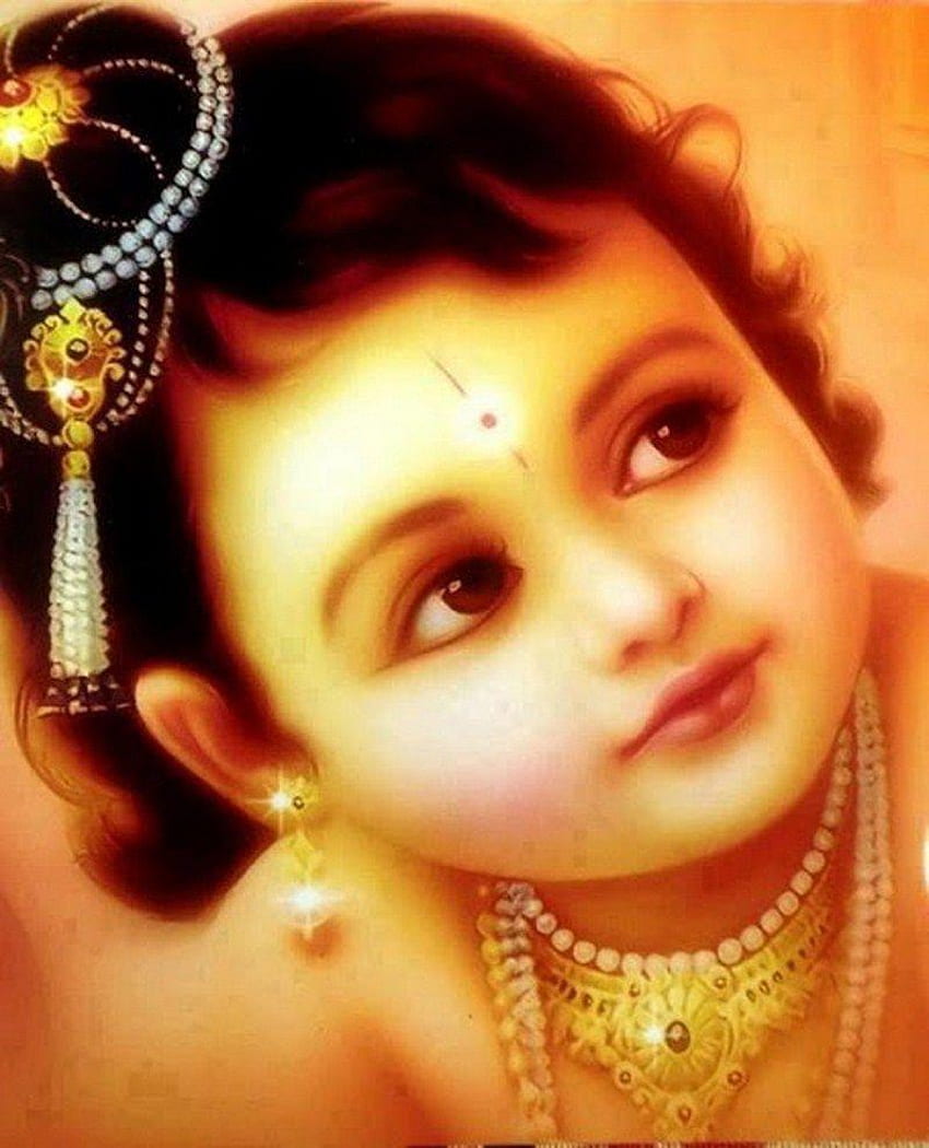 Petit Krishna, mignon Krishna Fond d'écran de téléphone HD