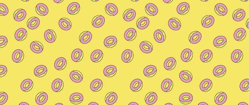 黄色のドーナツの背景 - アート & ファッション - Odd Future Talk 高画質の壁紙