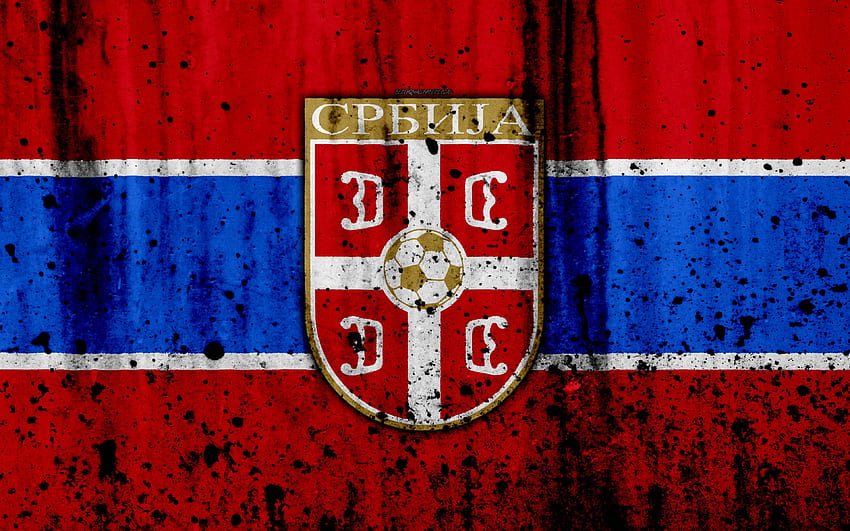 Selección de fútbol de Serbia, logotipo, SRBIJA fondo de pantalla
