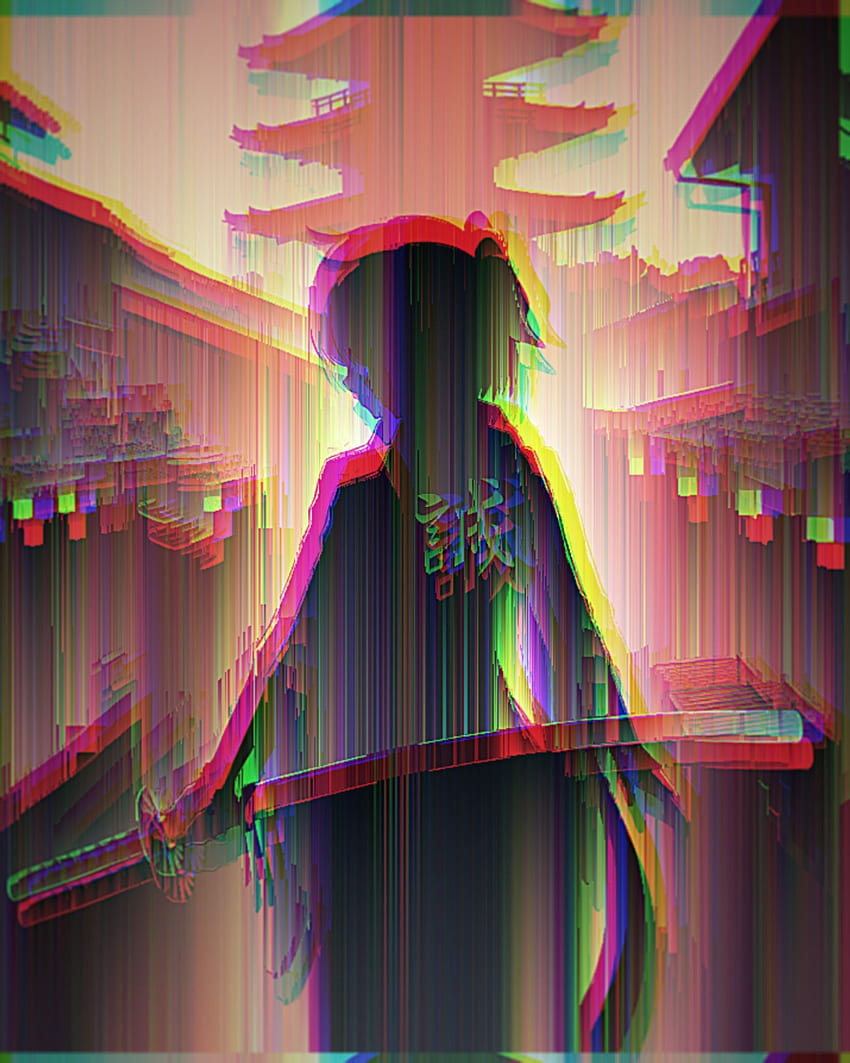 Anime glitch in 2019. Aesthetic anime, Anime, Anime drawing HD phone wallpaper