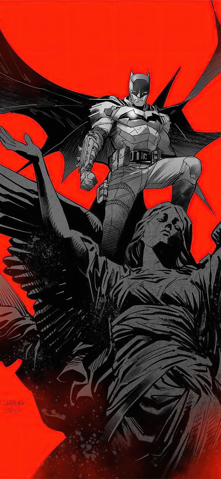 the batman 2021 comic art HD-Handy-Hintergrundbild