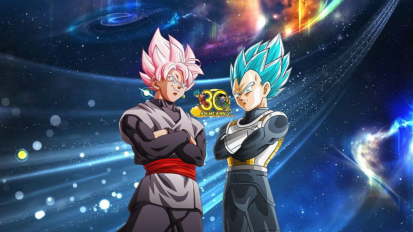 Goku Black kontra Vegeta Tapeta HD