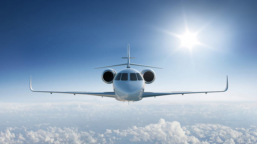 Almost Anyone Can Justify Flying by Private Jet. Here's How, Private Plane HD wallpaper
