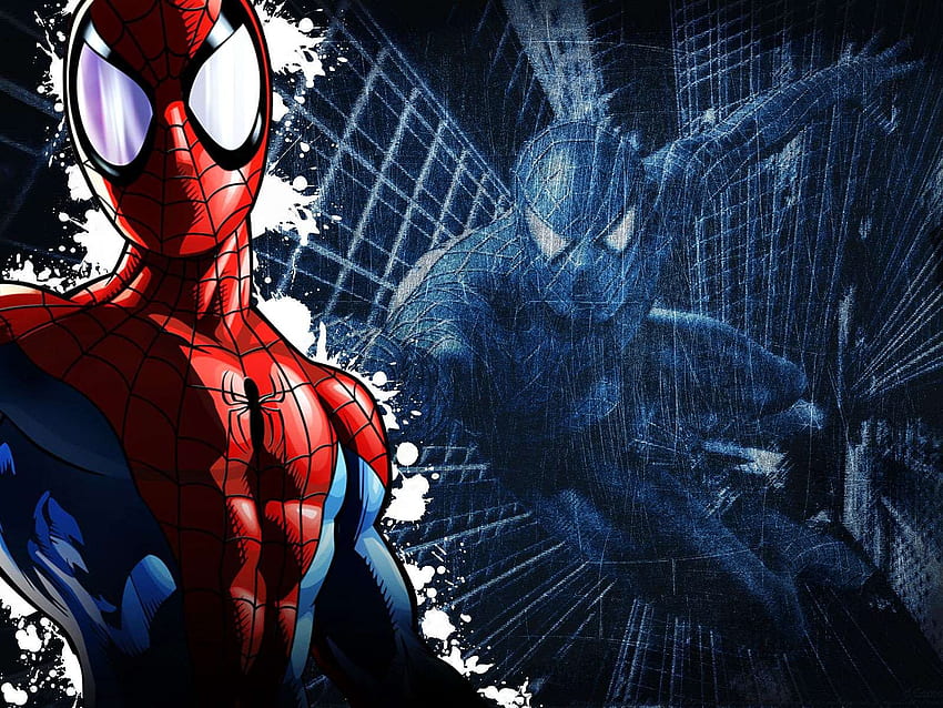 Impresionante caricatura de Spiderman fondo de pantalla | Pxfuel