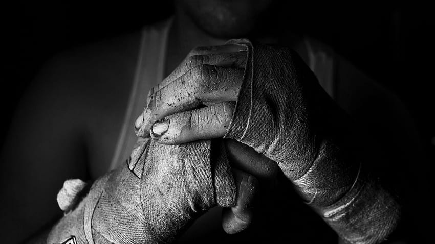 Sports, Hands, Bw, Chb, Fighter, Bandages HD wallpaper