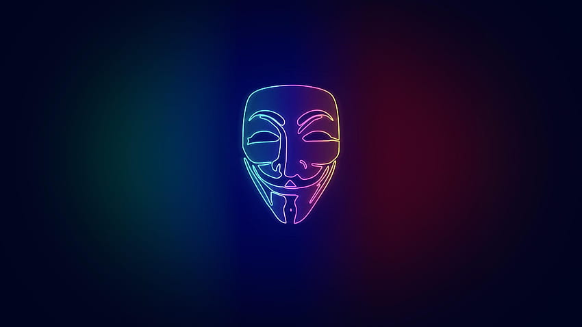 Maschera anonima - La migliore maschera anonima e migliore, PC anonimo Sfondo HD