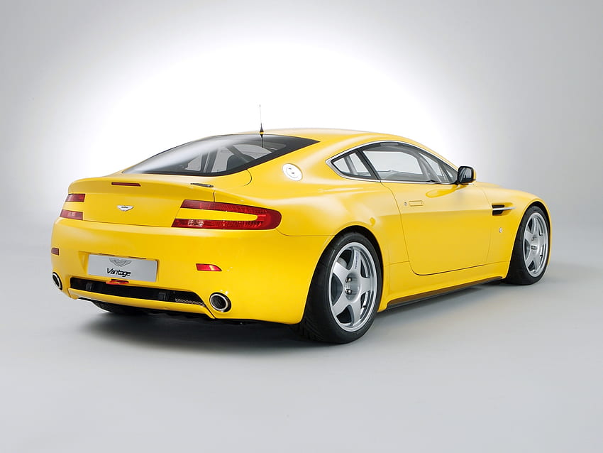 Aston Martin, Cars, Back View, Rear View, Style, 2007, V8, Vantage HD wallpaper