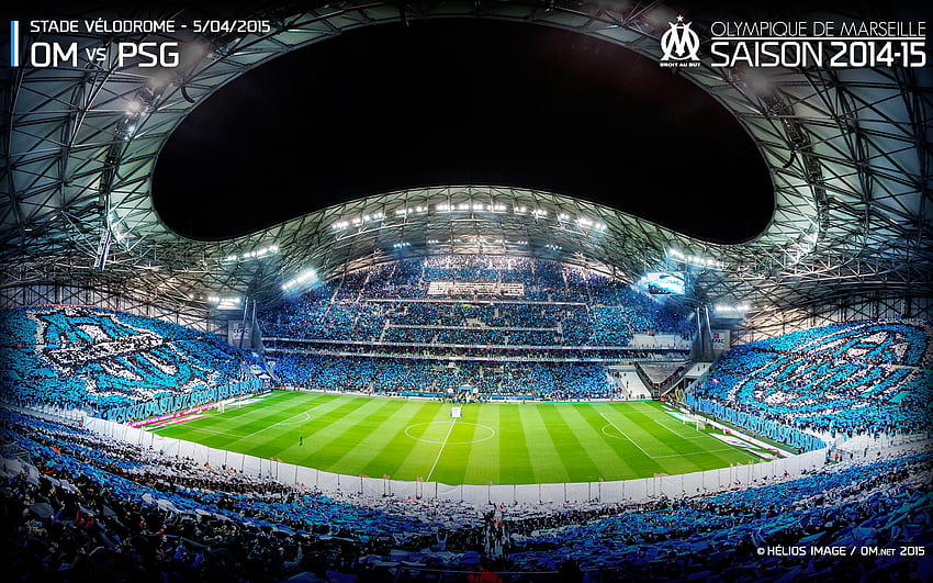 Stade Vélodrome - Olympique de Marseille - papier peint