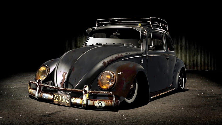 Volkswagen Beetle, Класически Фолксваген HD тапет