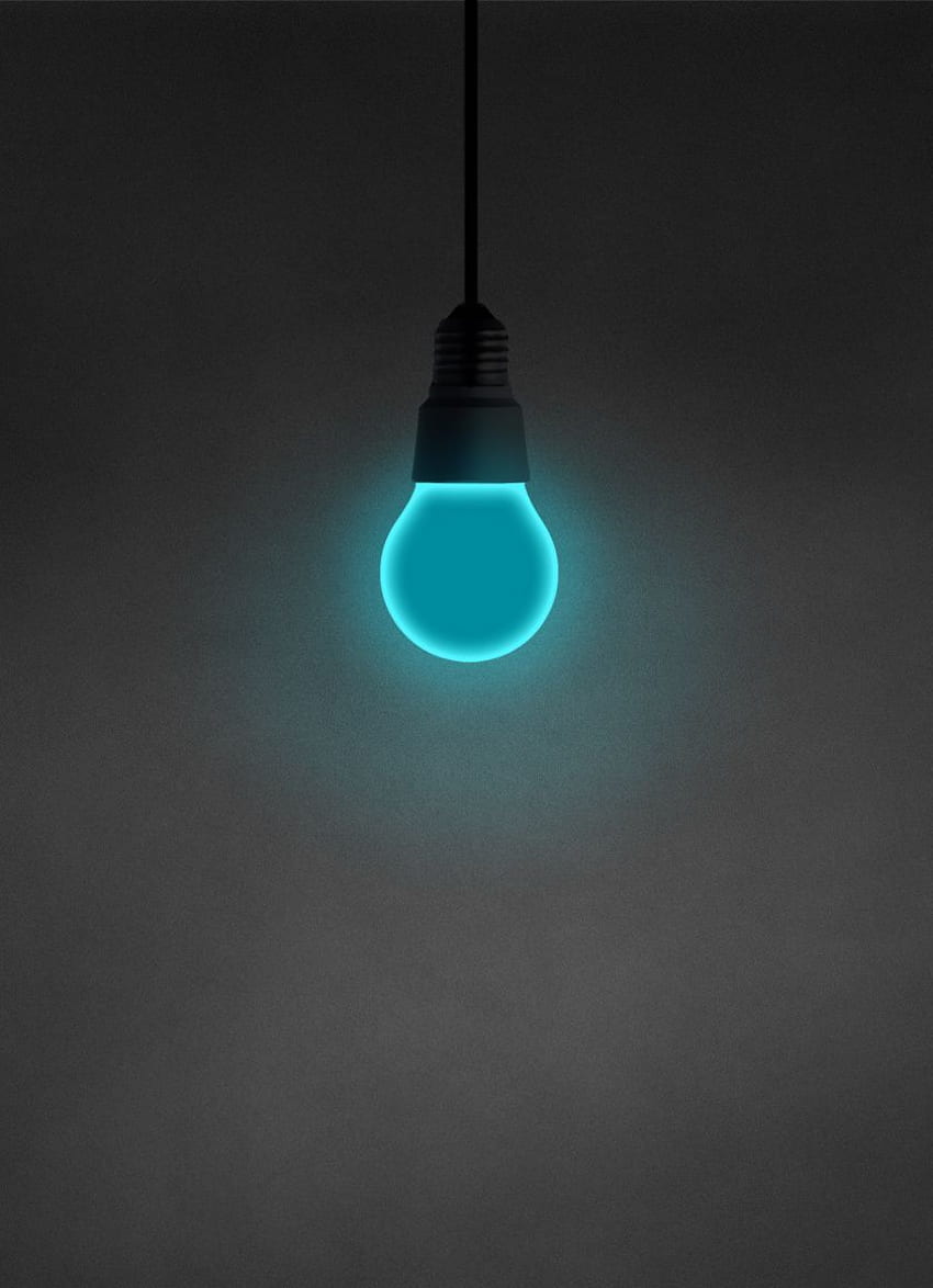 Light bulb, artwork, minimal, . Bulb, , Mandala HD phone wallpaper
