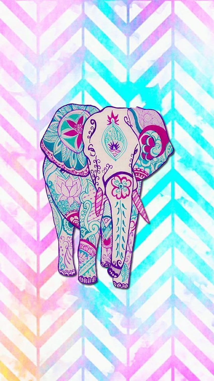 Bohemian Elephant - . Elephant , Elephant art, Elephant background HD phone wallpaper