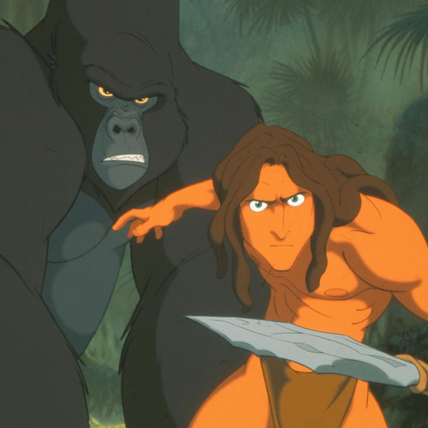 популярни погрешни схващания за Тарзан и неговите приключения, Tarzan Cartoon HD тапет за телефон