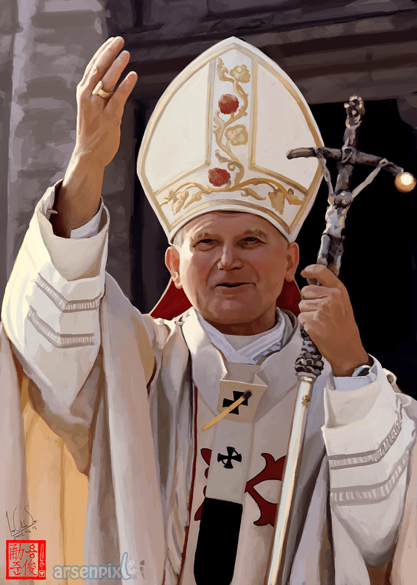 Papa John Paul II HD telefon duvar kağıdı