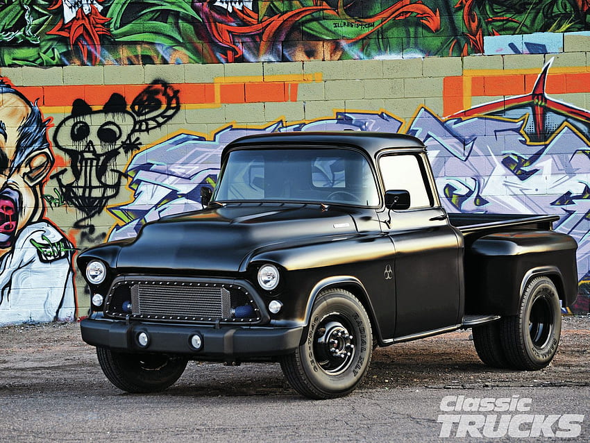 Old Chevy Truck, Classic 4x4 Truck HD wallpaper