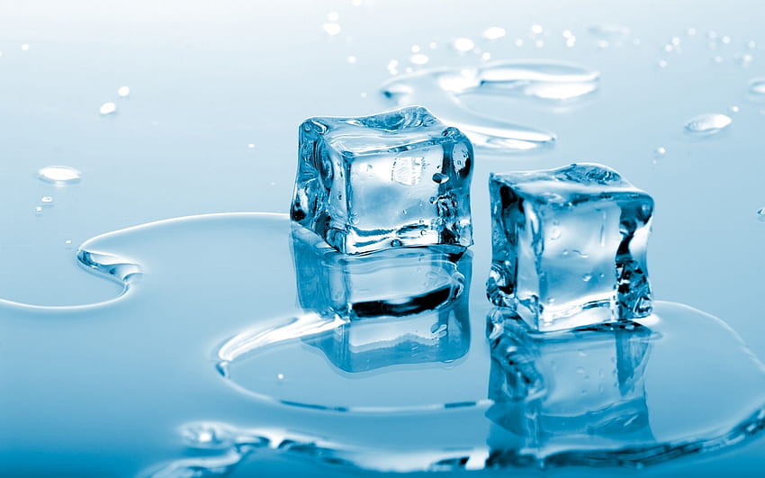 Ice, blue, , animated, cubes, companies, online HD wallpaper
