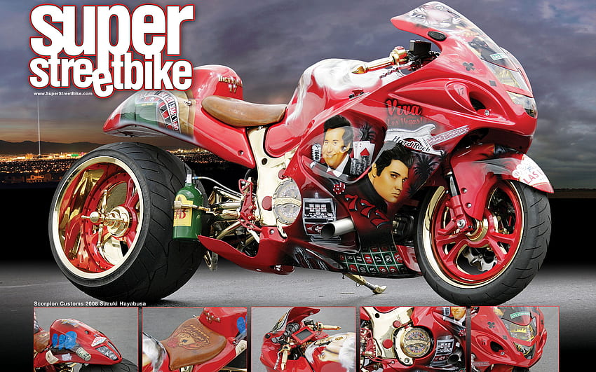 Suzuki Hayabusa, motocicleta, 2011, 17, suzuki, 10 fondo de pantalla