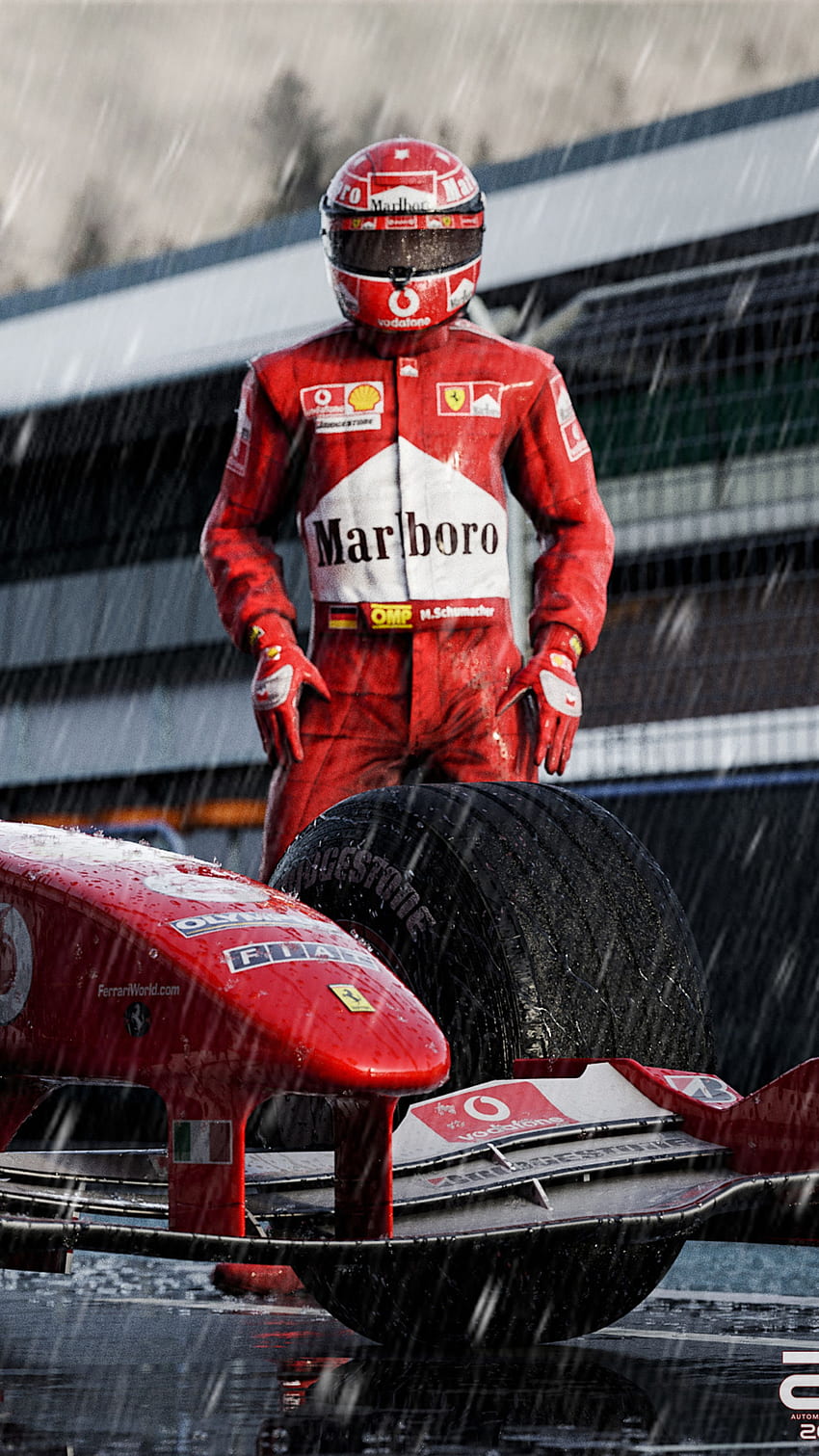 Ferrari F2004 Michael SchumacherSony Xperia X, XZ Fond d'écran de téléphone HD