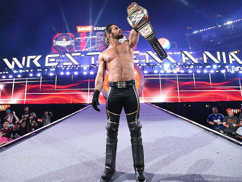 WWE Champion Seth Rollins Background, WWE Championship HD wallpaper