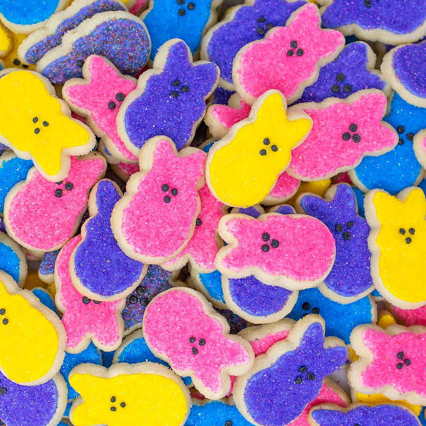 PEEPS Easter Bunny Sugar Cookies • Sarahs Bake Studio HD phone wallpaper