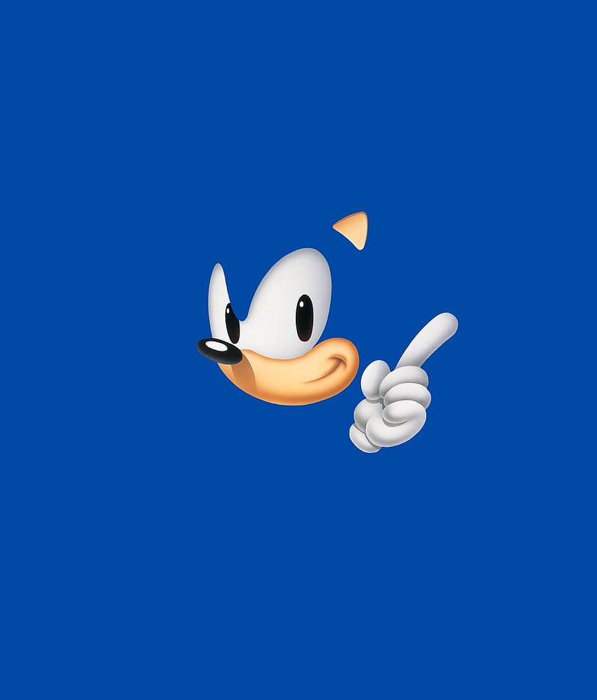 Sonic, gra wideo, minimal, sztuka Tapeta na telefon HD