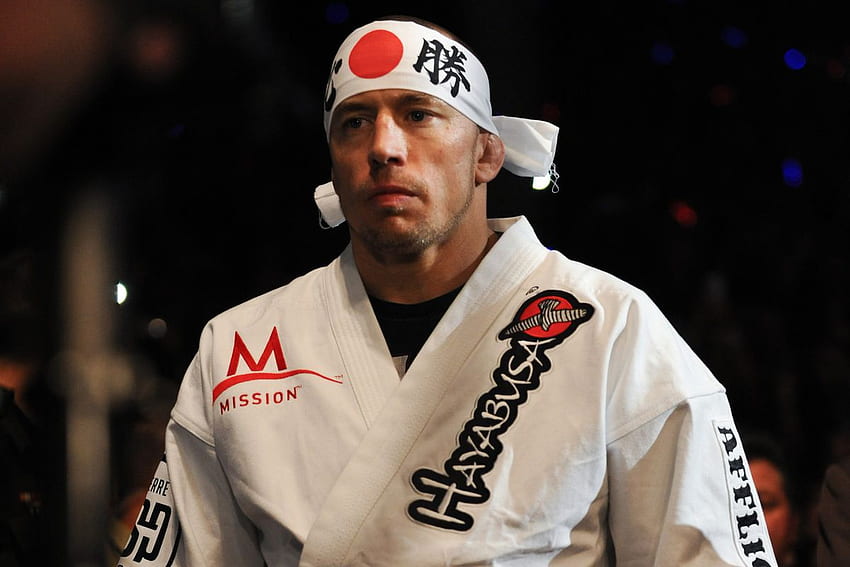 Berita UFC: GSP: 'Saya memakai topeng sebelum pertarungan sehingga tidak mungkin saya gagal', George St Pierre Wallpaper HD