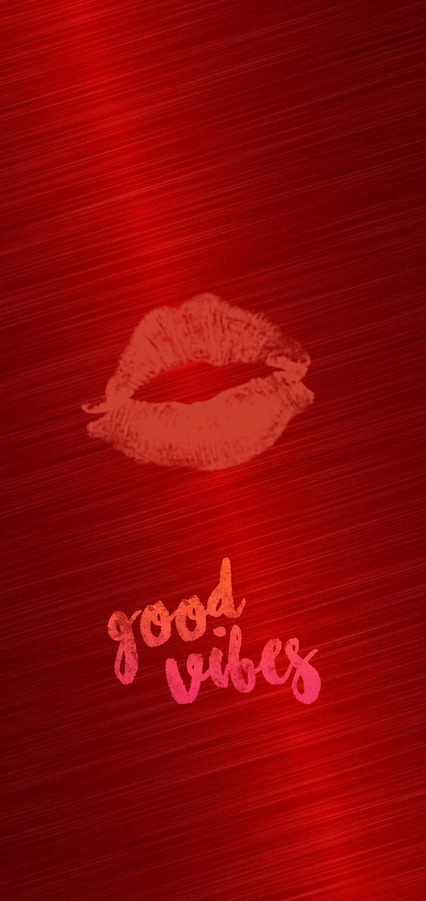 Good vibes, magenta, lips, saying, kiss HD phone wallpaper | Pxfuel