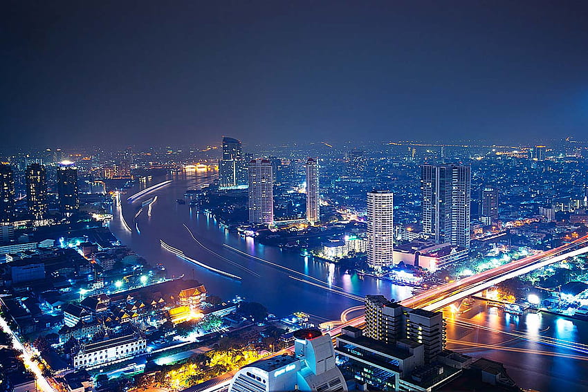 Antecedentes: Bangkok à noite – Hotéis e vida noturna em Bangkok papel de parede HD