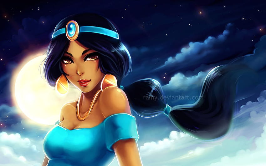Princess Jasmine Aladdin Anime Drawing Animated cartoon, princess jasmine,  love, child, friendship png | Klipartz