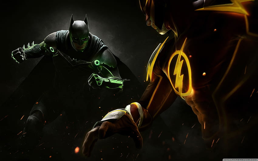 Injustice 2 バットマン vs. フラッシュ ❤ for Ultra, Flash Superhero 高画質の壁紙