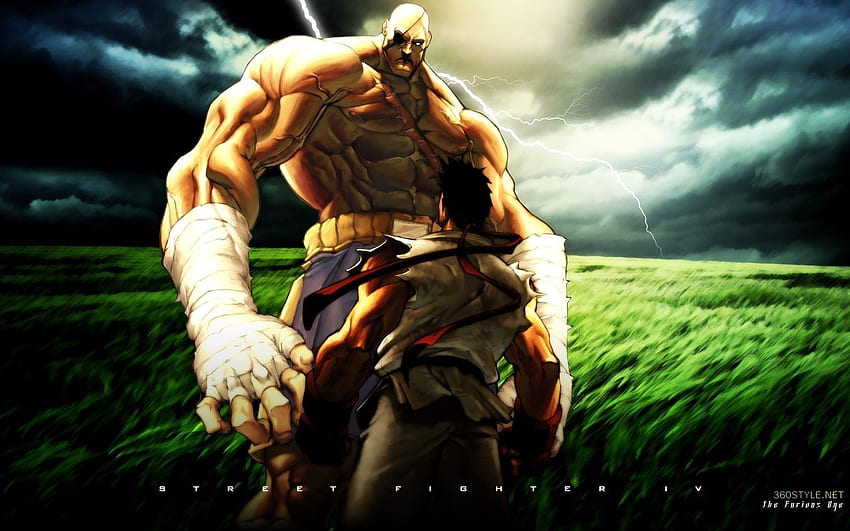 street fighter ryu sagat – видео игри Street Fighter HD тапет