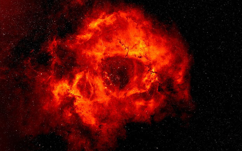 : hitam, galaksi, merah, langit, nebula, atmosfer, ledakan, Bright Universe Wallpaper HD