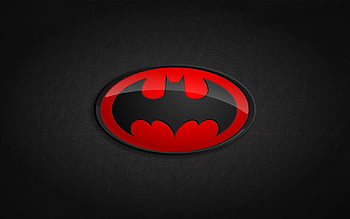 Black and red batman logo HD wallpapers | Pxfuel