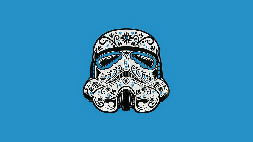 Sugar skull stormtrooper :, Mexican Skull HD wallpaper