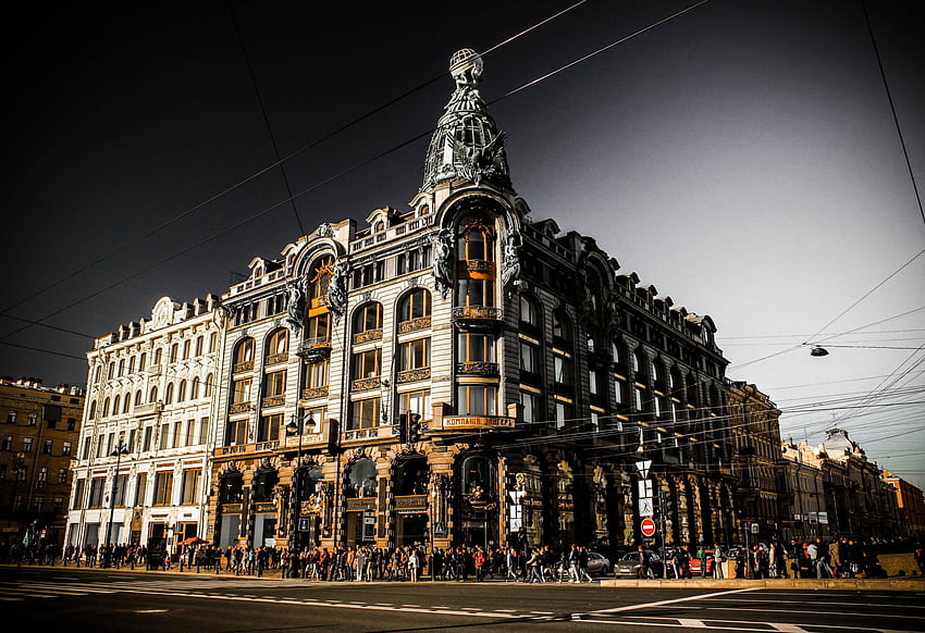 Kota, St. Petersburg, Saint Petersburg, Peter, Nevsky Prospect, Nevsky Avenue, Perusahaan Penyanyi Wallpaper HD