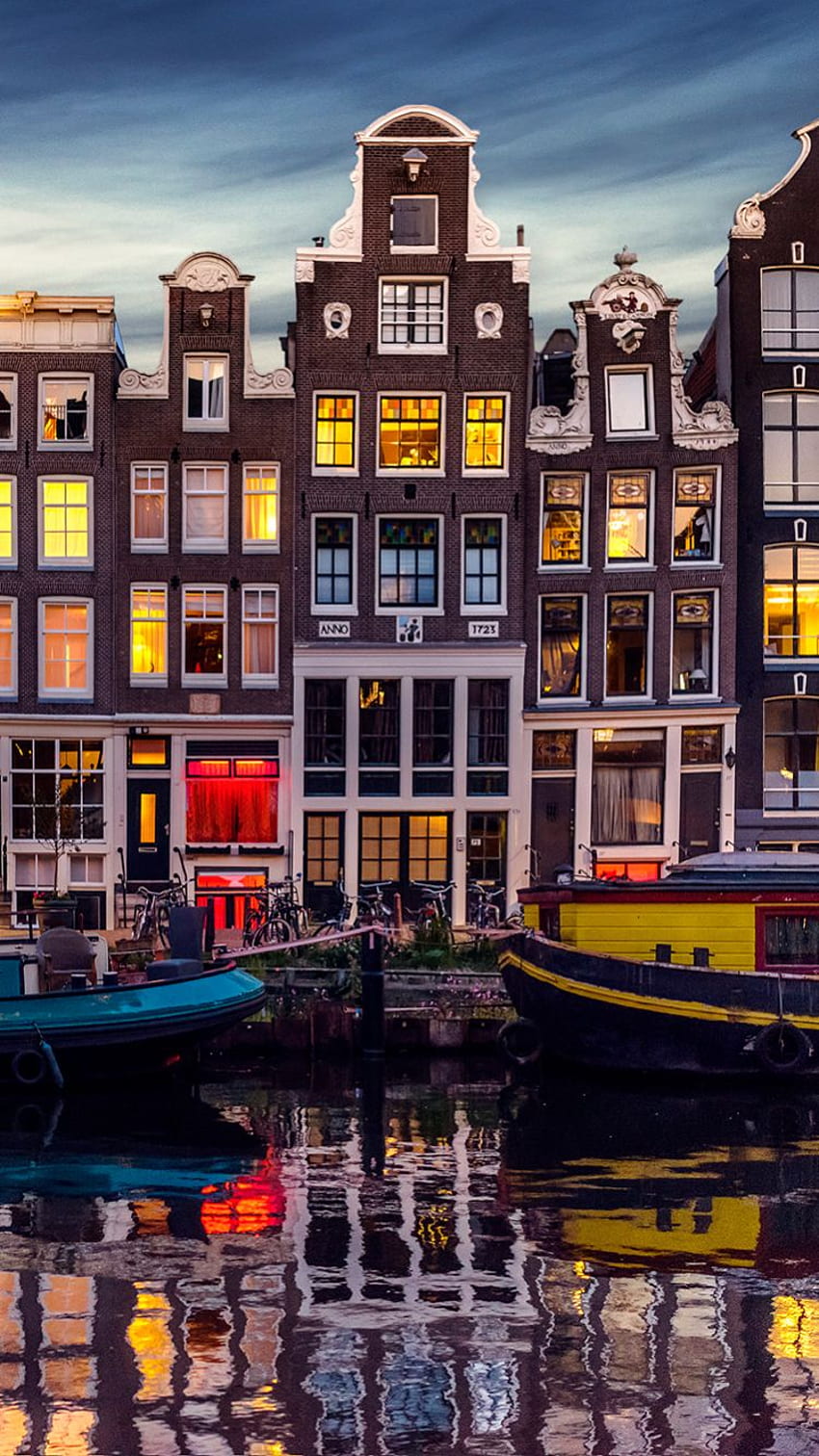 Man Made Amsterdam HD phone wallpaper