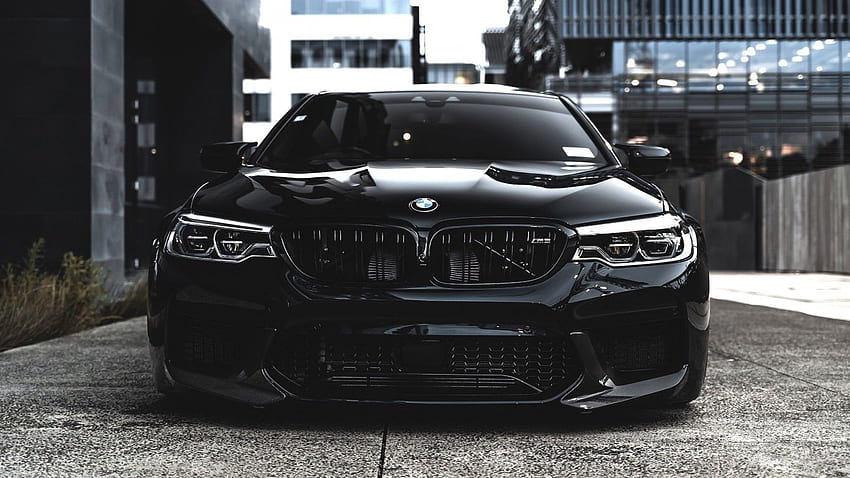 Bmw M5, Front View, Luxury Cars, Black for Laptop, Notebook HD wallpaper