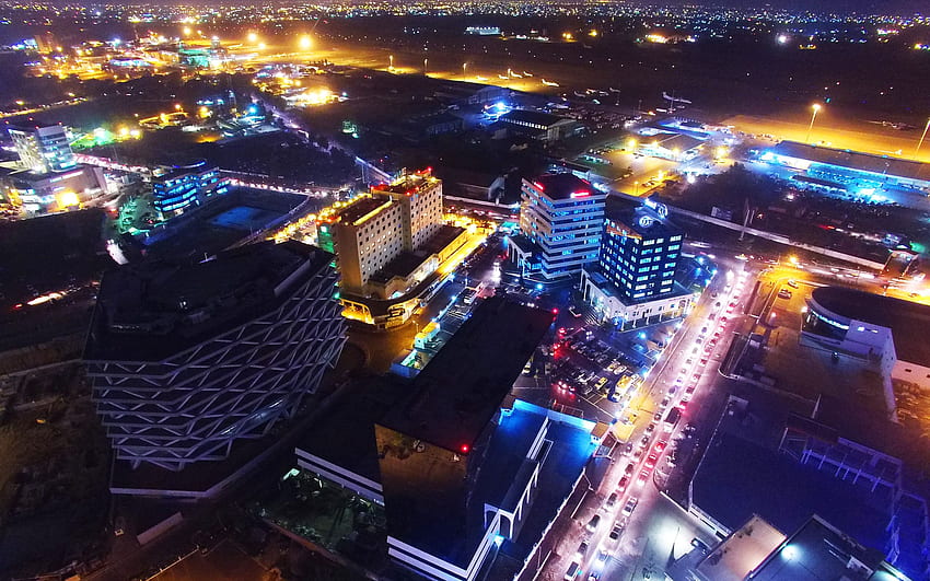 Accra, Accra Night City, Ghana, Reisen, Hauptstadt von - Accra City At HD-Hintergrundbild