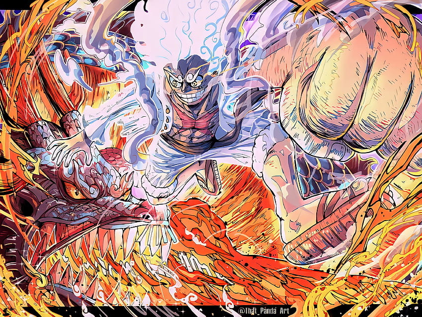 One Piece - Luffy vs Kaido Cybust Live HD wallpaper | Pxfuel