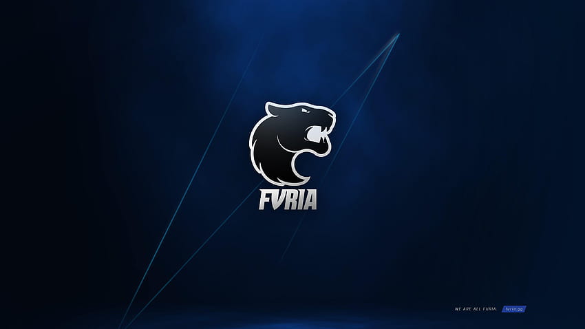 Furia Esports stworzona przez Furię. CS GO Tapeta HD