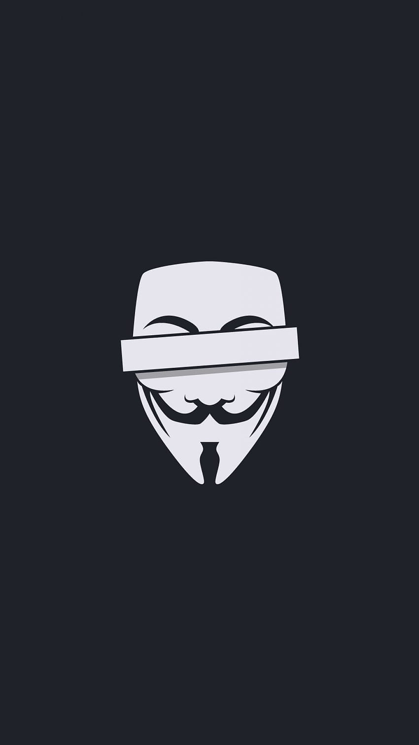 Anonimowy dla iPhone'a (Dengan gambar). Logo keren Tapeta na telefon HD