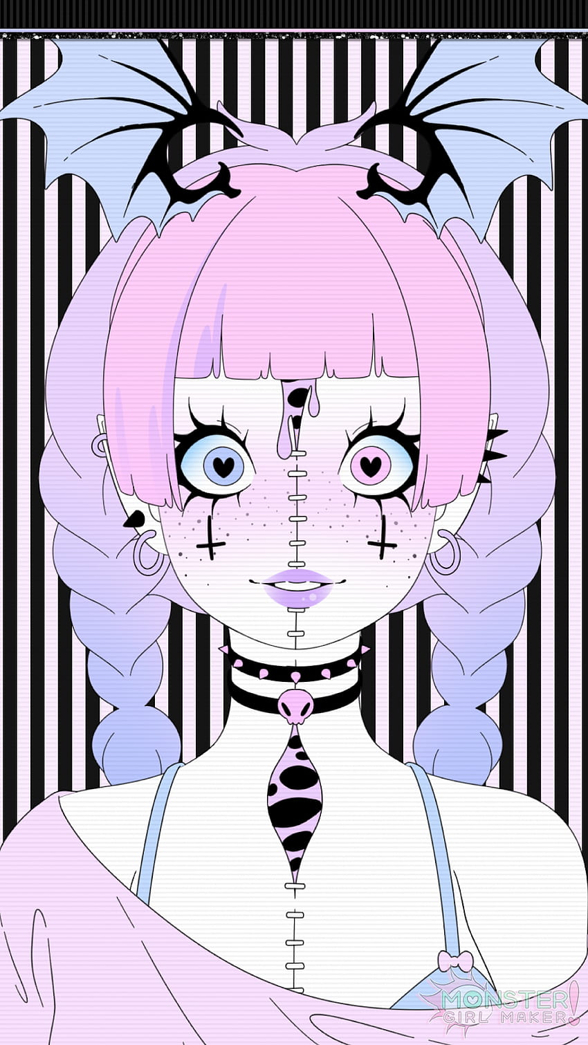 Cute Goth Girl, Gothic Kawaii HD phone wallpaper
