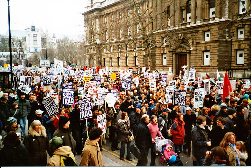 Protest-Anarchie-Marsch-Menge unterschreibt Text jd. . 204457. UP, Demonstration HD-Hintergrundbild