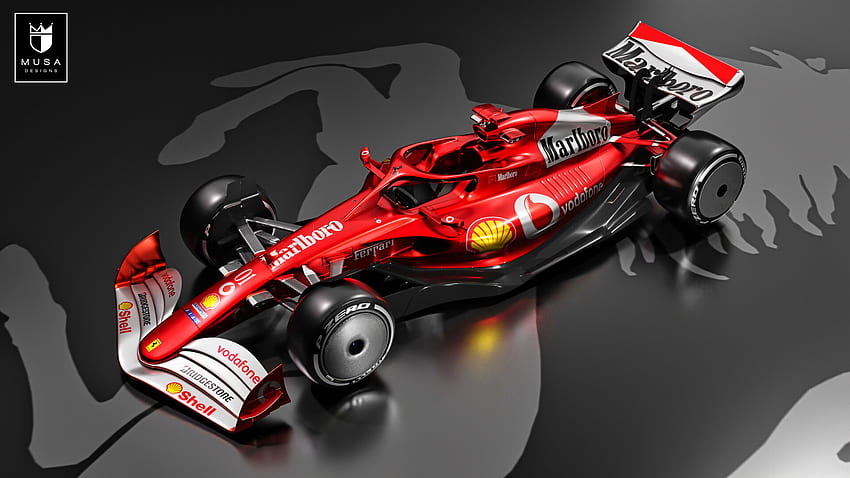 ArtStation - Ferrari F2004 Livery on the 2022 F1 concept car, Ferrari ...