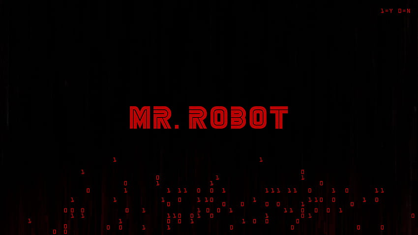 Mr Robot Logo 2018 ,, Robot Pattern HD wallpaper