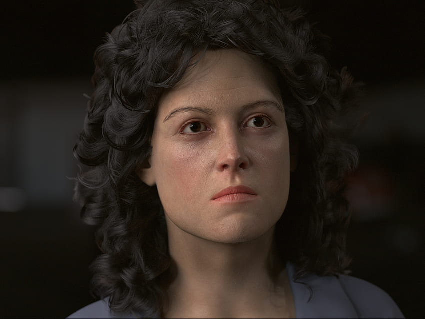 İlhan Yılmaz - Alien'dan Teğmen Ellen Louise Ripley (1979) HD duvar kağıdı