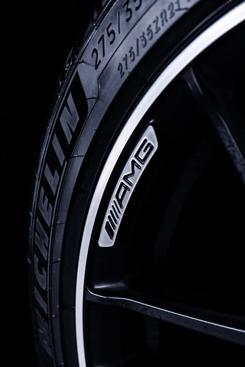 Neumático AMG Michelin – Neumático fondo de pantalla del teléfono