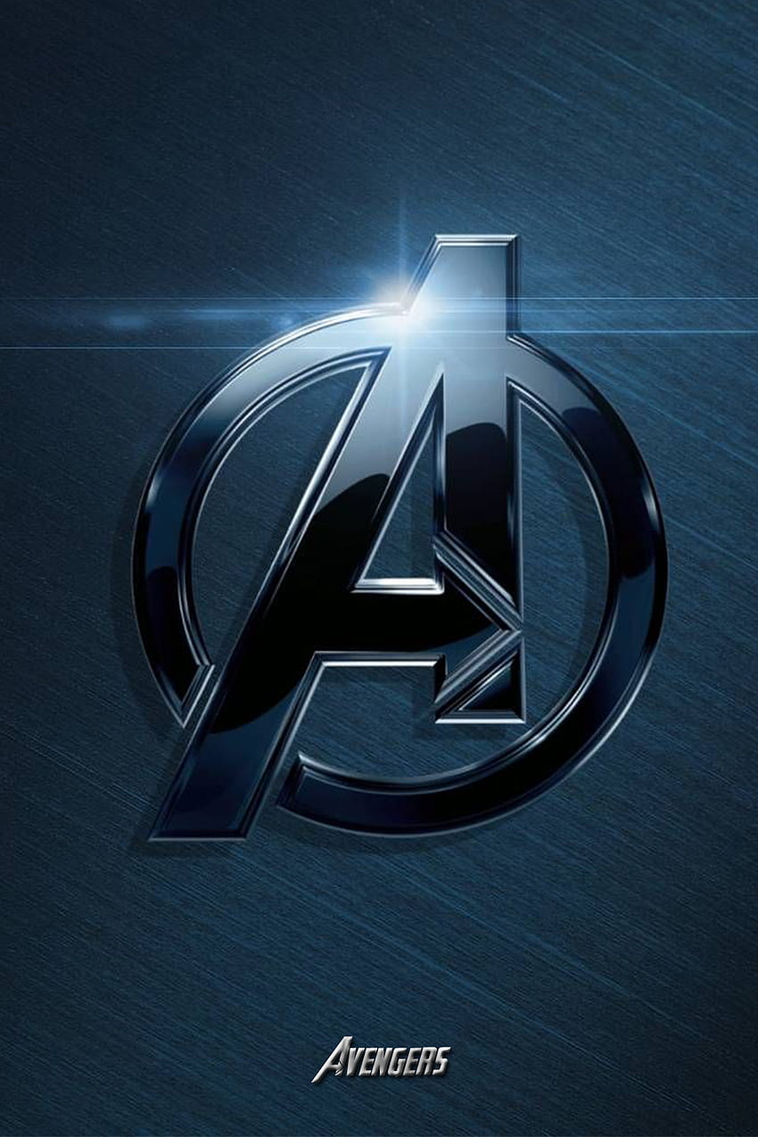 logotipo dos vingadores iphone. Vingadores , Marvel , Avengers logo, Marvel Logo Mobile Papel de parede de celular HD
