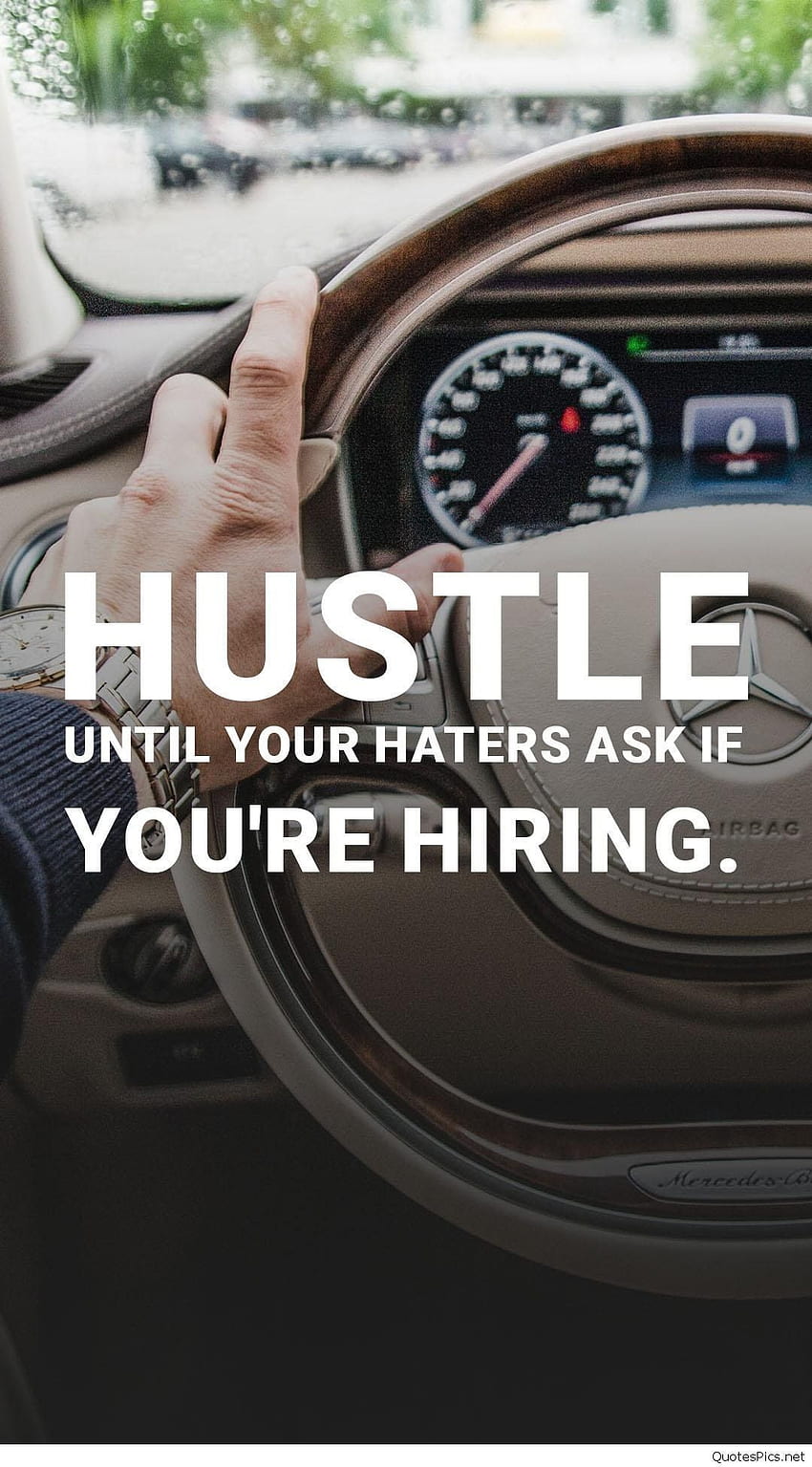 Hustle 24 7. Motivation, citations de motivation, millionnaire iPhone Fond d'écran de téléphone HD
