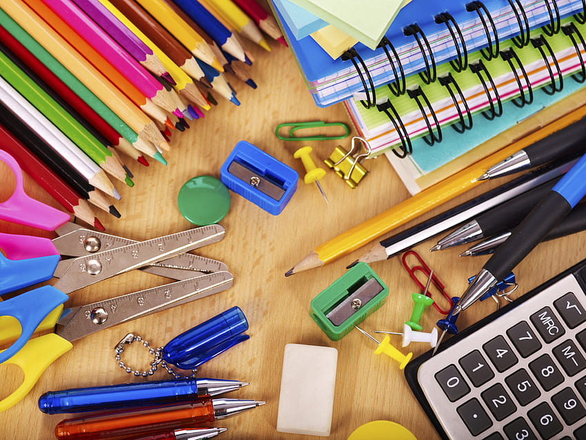 : School Supplies - Abstract, Stationary, Office - , Office Stationery HD wallpaper